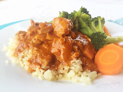 Pams 'Best-ever' Butter Chicken with Cauliflower Rice