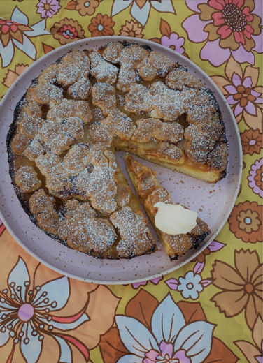 Luscious Belgian Lemon Cake