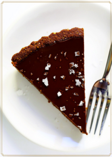 Salted Dark Chocolate Tart