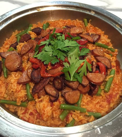 Chorizo, Cumin and Tomato Rice