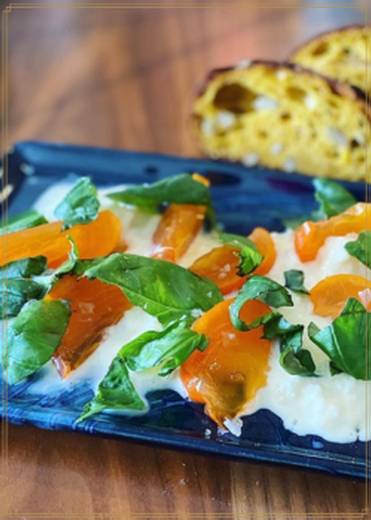 Persimmon & Burrata Salad