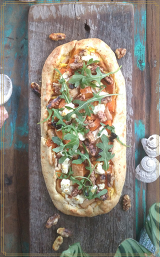 Maple Roast Pumpkin, Ricotta & Walnut Galette