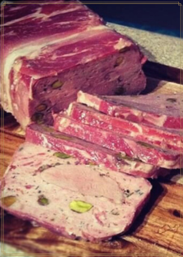 Duck, Chicken & Pistachio Terrine