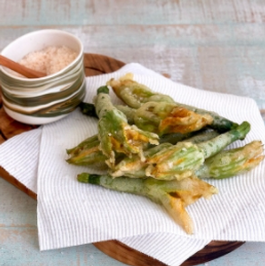 Deep-fried Zucchini Flowers