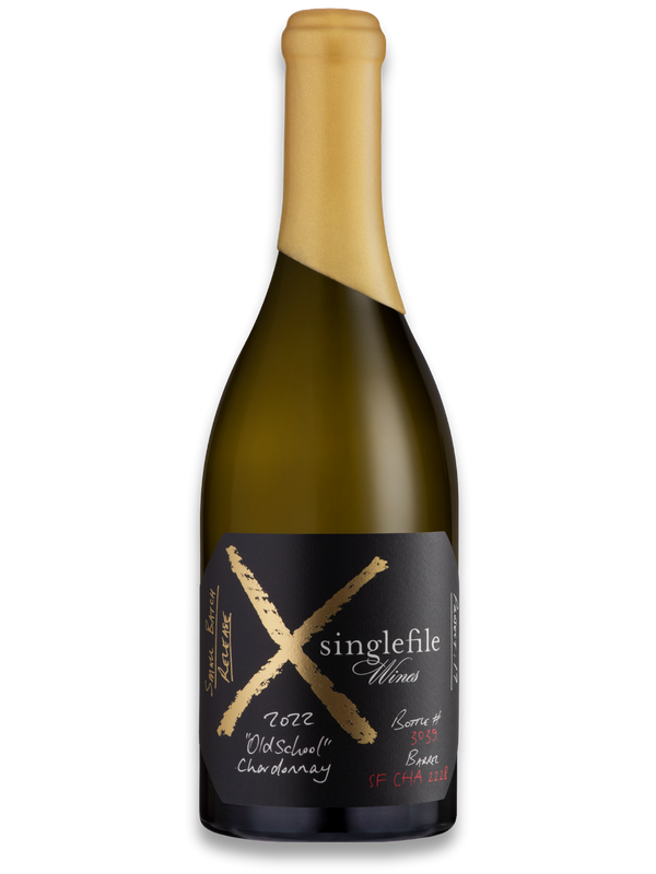2022 Singlefile Small Batch 'Old School' Chardonnay bottle, cool-climate Western Australian wine