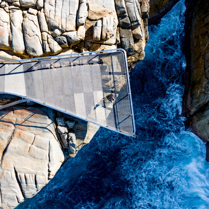 Birds-eye view of the Gap, Albany WA