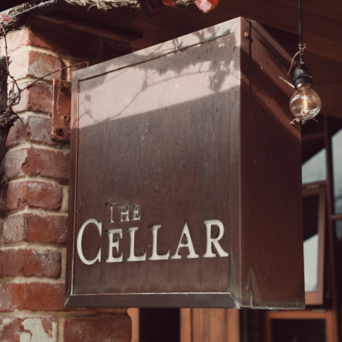The Cellar sign