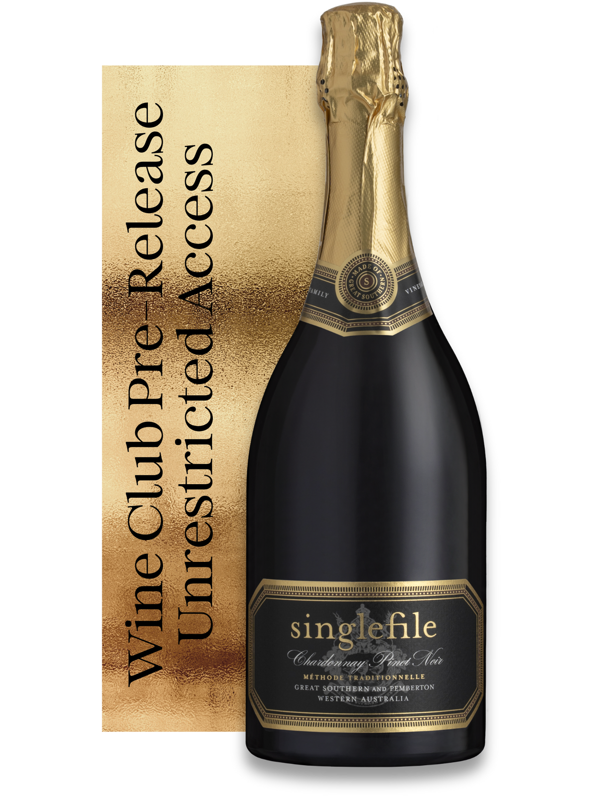 NV Singlefile Black Label Chardonnay Pinot Noir Sparkling