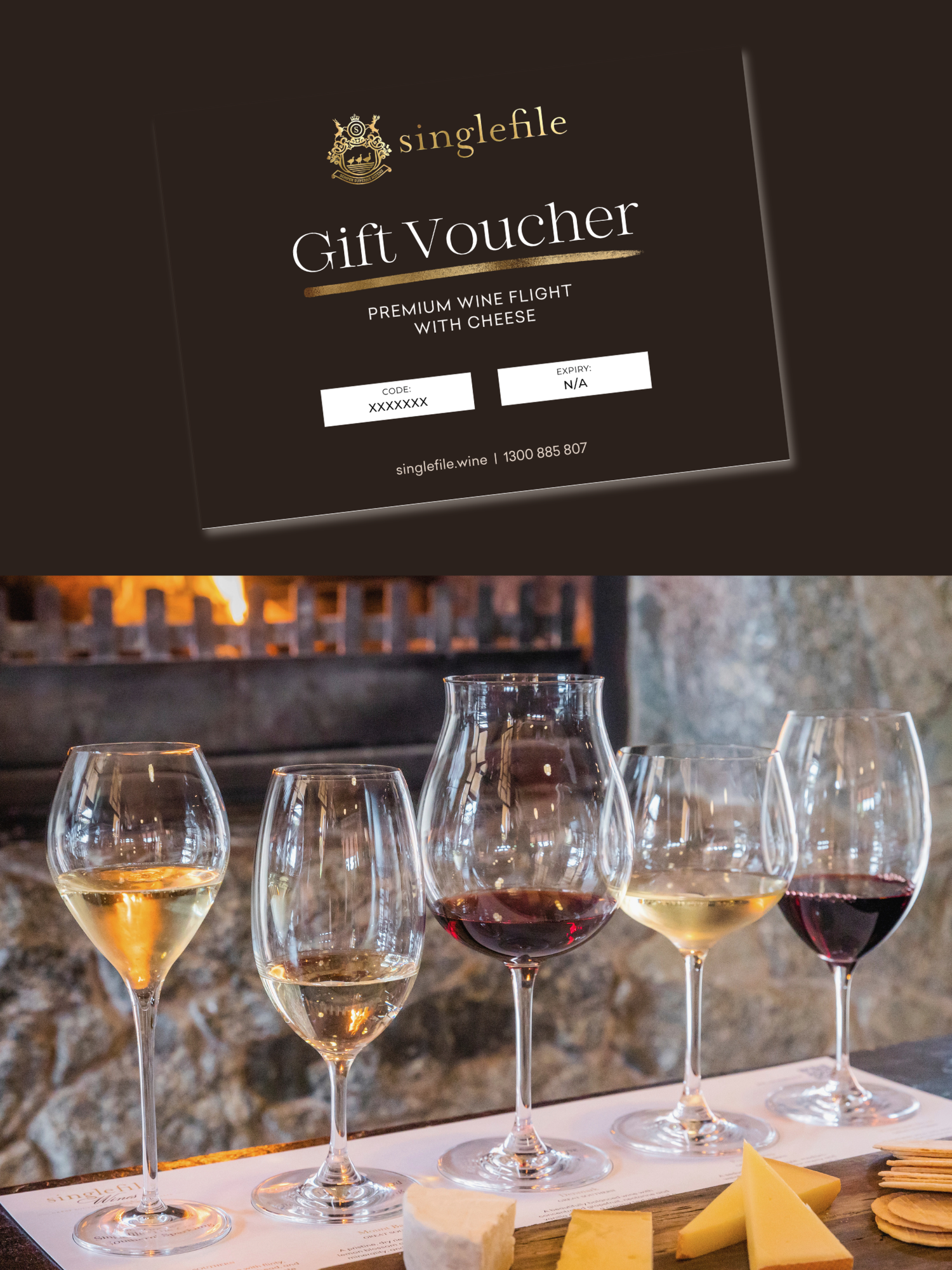 Premium Wine Flight with Cheese