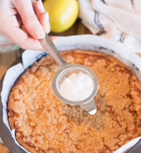 Luscious Belgian Lemon Cake