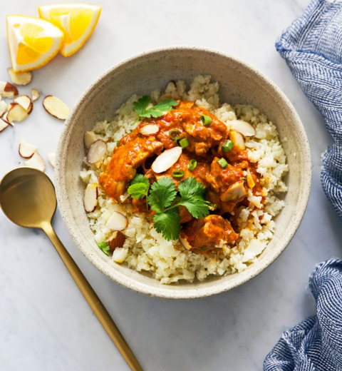 Pams 'Best-ever' Butter Chicken with Cauliflower Rice