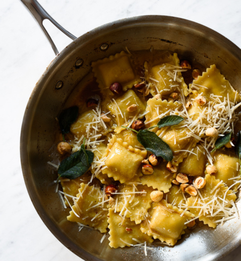 Sage, Hazelnut and Lemon Burnt Butter Pasta