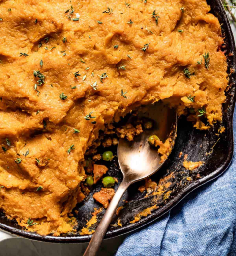 Shepherd's Pie with Sweet Potato Mash
