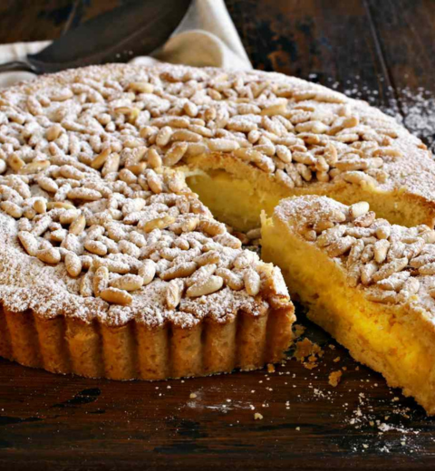 Torta Della Nonna with Lemon Custard